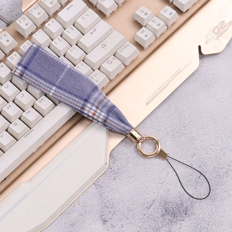 Cordón de tela para celular o multiusos JK azul